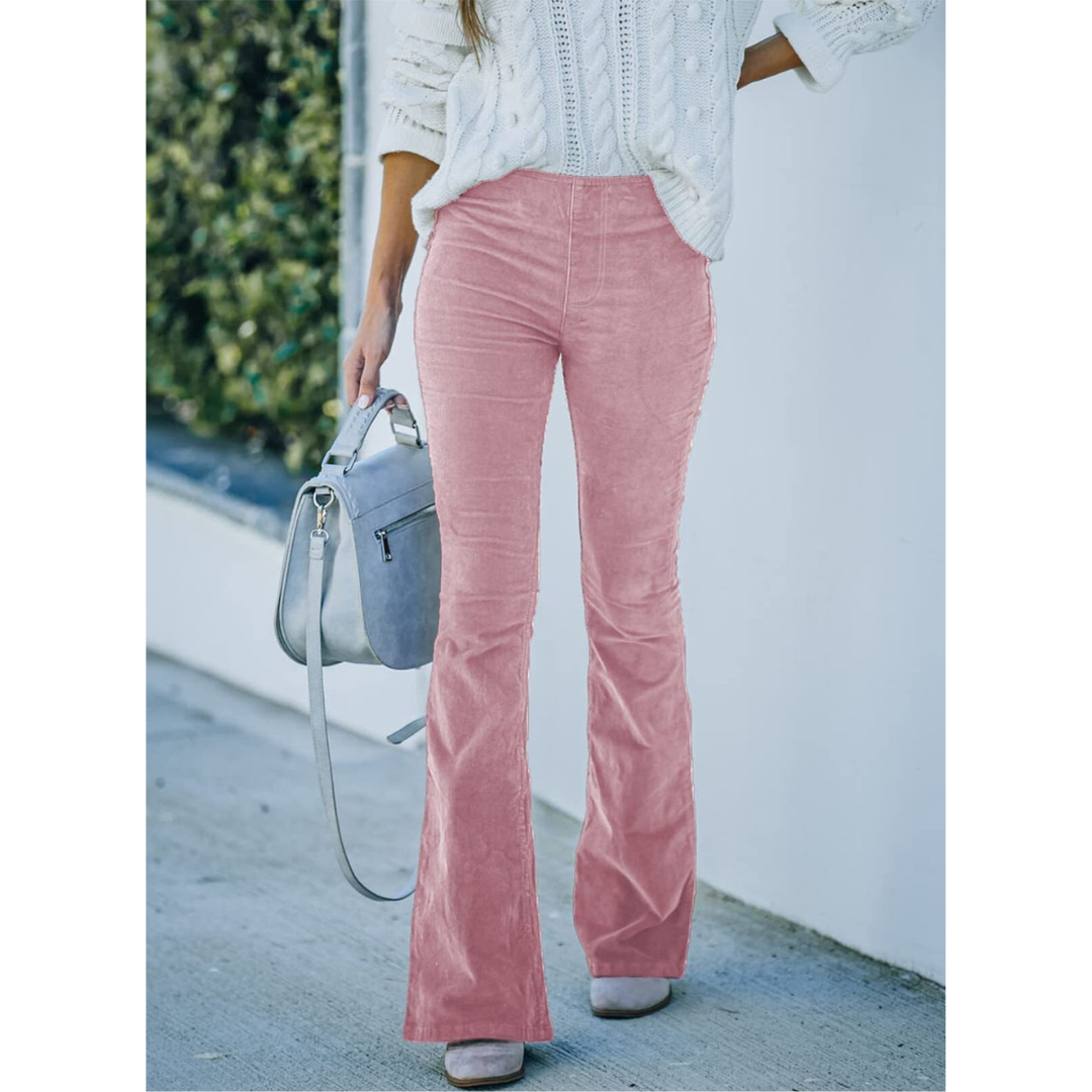 Pantalones Flare de Pana