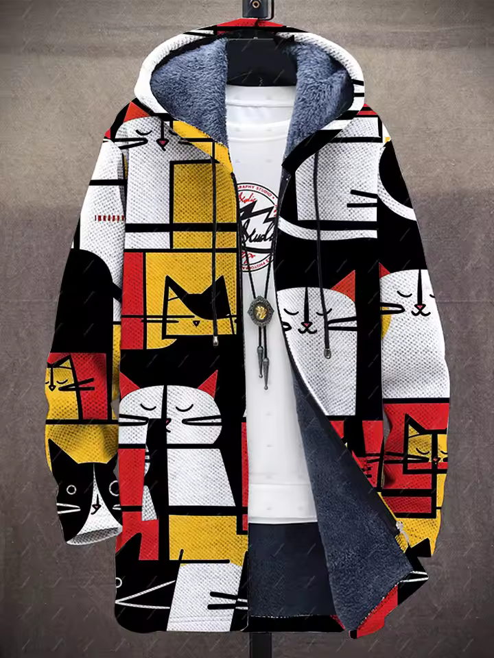 Andrés - Cárdigan de lujo inspirado en el arte