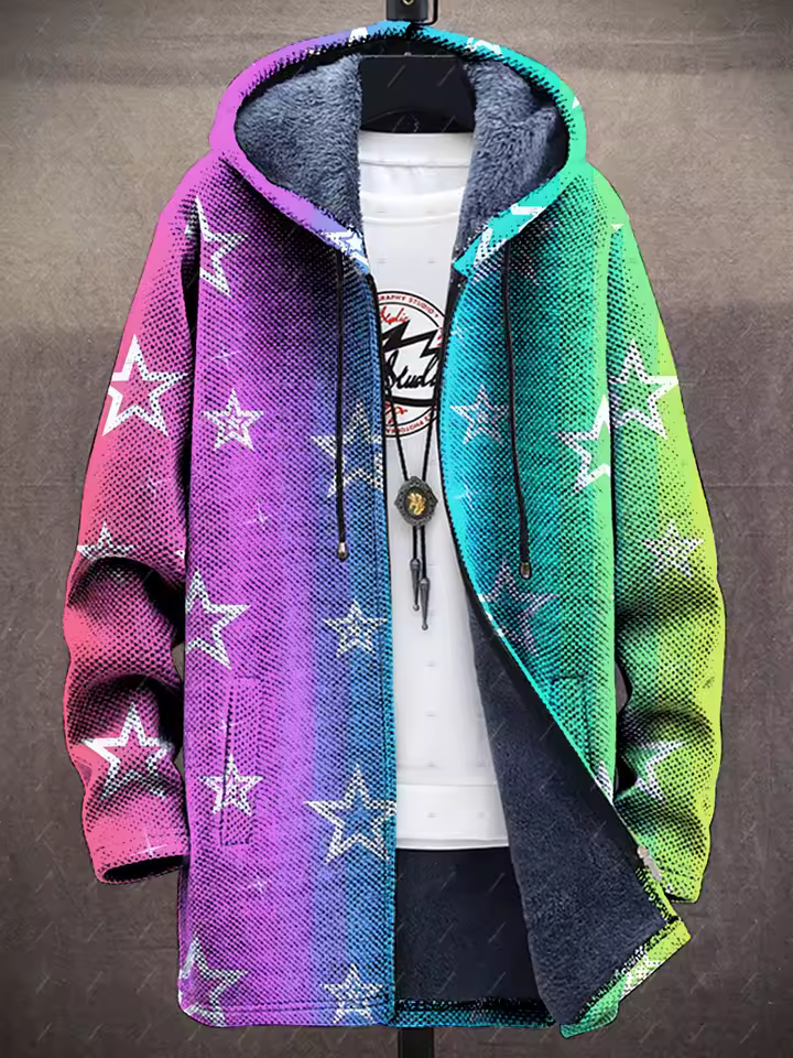 Andrés - Cárdigan de lujo inspirado en el arte