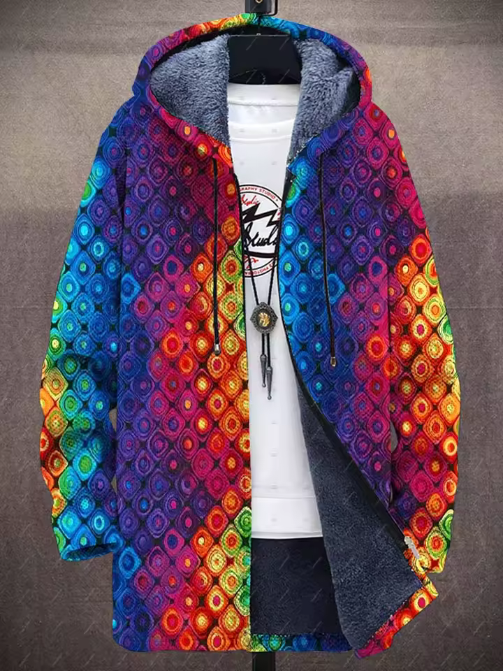 Andrés - Cárdigan de lujo inspirado en el arte