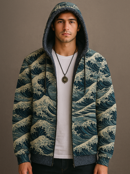 Andrés - Cárdigan de lujo inspirado en el arte