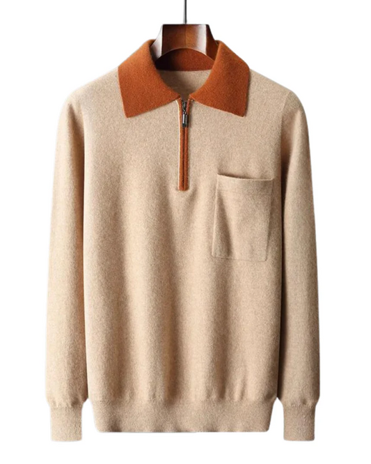 Polo con cremallera
