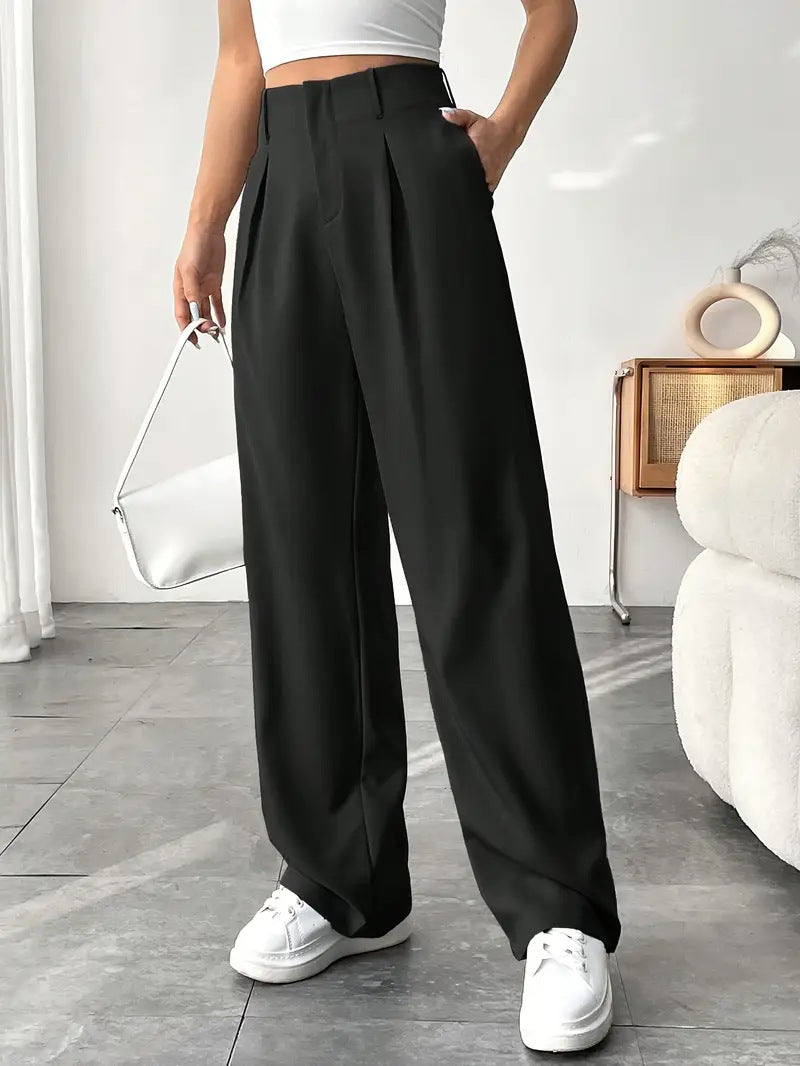 Pantalones Elegantes de Pierna Ancha