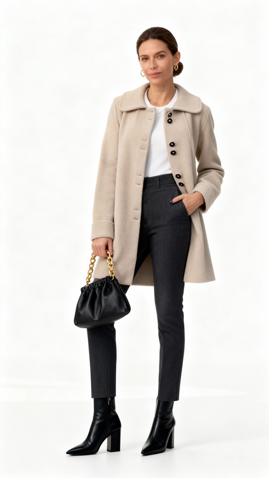 Abrigo casual elegante