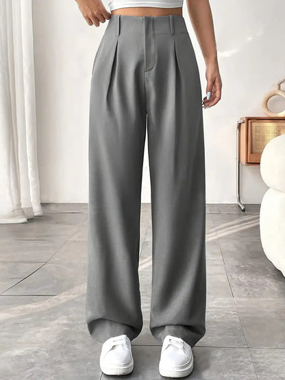 Pantalones Elegantes de Pierna Ancha