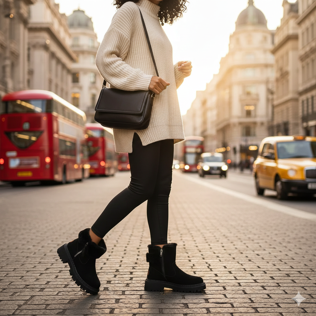 Botas de invierno con forro cálido y confort total