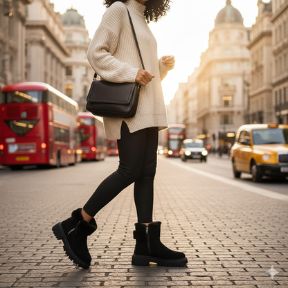 Botas de invierno con forro cálido y confort total
