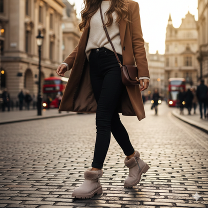 Botas de invierno con forro cálido y confort total