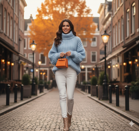 Suéter con Capucha de Manga Larga que Combina Elegancia y Comodidad