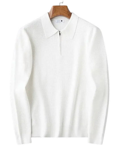 Stylish men's zip-up sweater