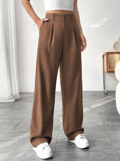 Pantalones Elegantes de Pierna Ancha