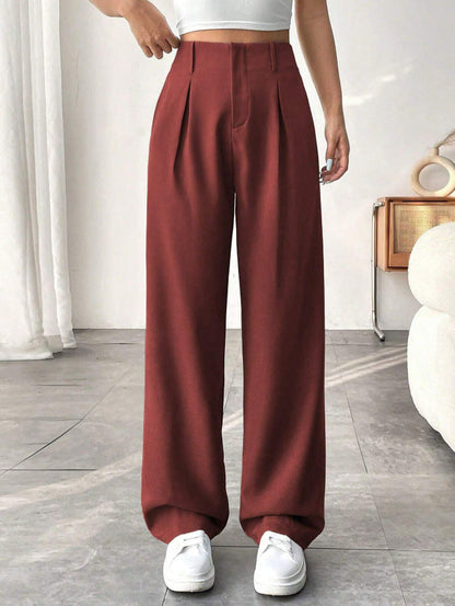 Pantalones Elegantes de Pierna Ancha
