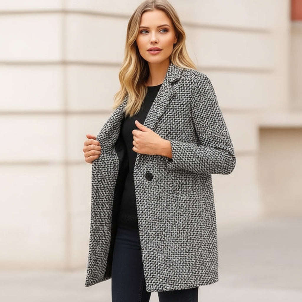 Chaqueta de lana premium — elegancia y calidez para el invierno.