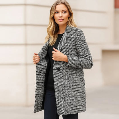 Chaqueta de lana premium — elegancia y calidez para el invierno.