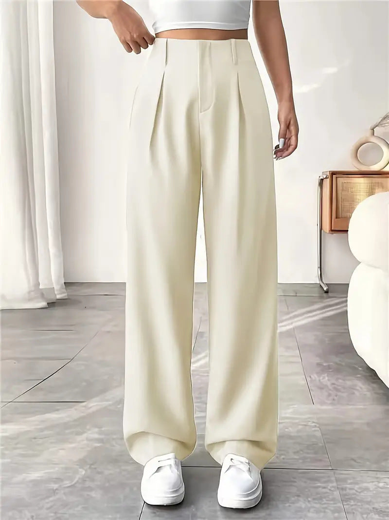 Pantalones Elegantes de Pierna Ancha