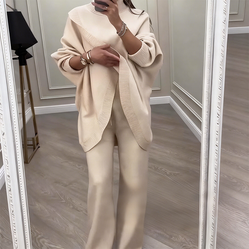 Conjunto Oversize Asimétrico de Punto -  Máximo confort