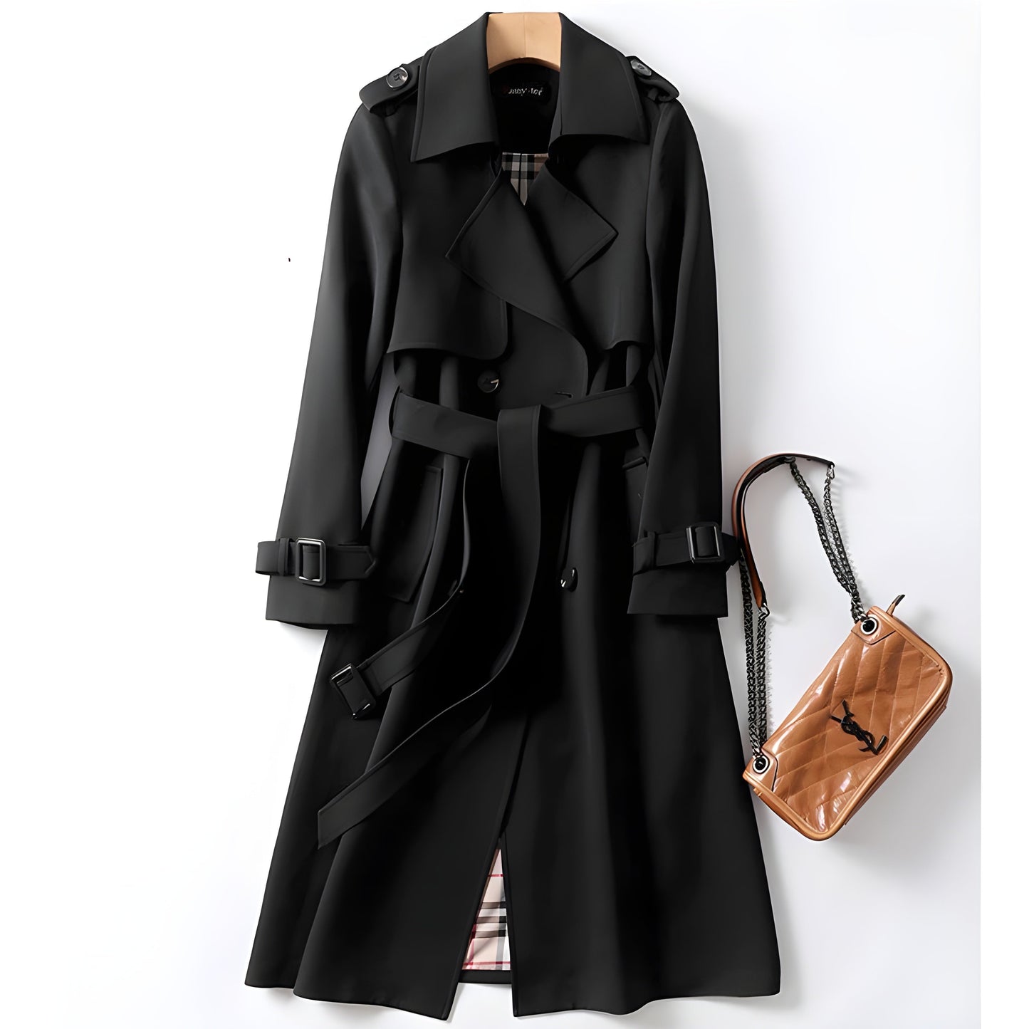 Gabardina elegante y a la moda